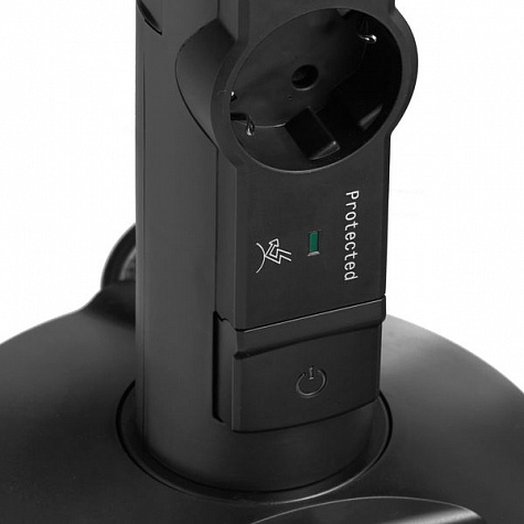 Мультимедийный блок ''Комфорт и безопасность'' на 4 розетки + 2xUSB + 1xMicroUSB. Черный. Legrand