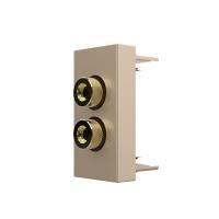 Розетка акустическая LIVOLO золотая BB-C7-91A-13 (механизм)