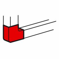 Плоский неизменяемый угол Metra 90° для 85x50. Legrand