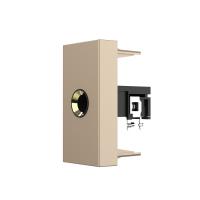 Розетка стерео аудио LIVOLO TRS 6.3 jack золотая BB-C7-1M1-13 (механизм)