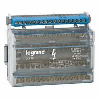Модульный распределительный блок 4П 125A 15 подключений. Legrand