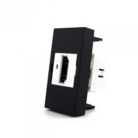 Розетка HDMI LIVOLO черная BB-C7-1HD-12 (механизм)