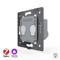 Двухклавишный сенсорный диммер Livolo Zigbee (механизм) VL-FC2D2Z-2G