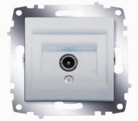 Розетка TV оконечная ABB Cosmo алюминий 619-011000-273