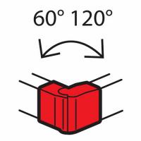 Внешний изменяемый угол Metra от 60°-120° для 100x50. Legrand