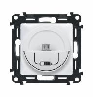 Зарядная станция Micro USB 240В/5В 1500мА Белый. Legrand Valena LIFE