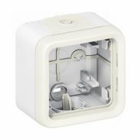 Монтажная коробка 1 пост Белый. Plexo(мембр. сальники),IP55. Legrand