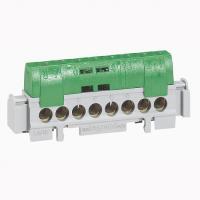 Клеммная колодка IP 2X земля зеленая 1 x 6-25 мм² - 21 x 1,5-16 мм² длина 176мм. Legrand