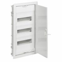 Щит Nedbox встраиваемый 3 рейки 36+6 мод., 555х330х86мм с N+PE с белой металлической дверью (IP 40). Legrand