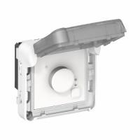 Термостат электронный комнатный, IP55, Серый/Белый. Plexo. Legrand