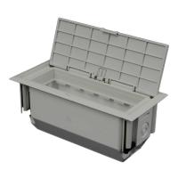 Мини лючок для пустотелых стен и мебельных изделий (белый) KOPOBOX MINI L_KB