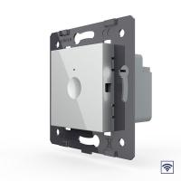 Одноклавишный сенсорный выключатель Livolo Module с функцией радиоуправления, цвет серый (механизм)