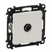 Розетка ТВ проходная Valena Life. Белый. Legrand