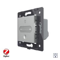 Одноклавишный проходной сенсорный диммер Livolo ZigBee, цвет серый (механизм) VL-FC1SDZ-2IP