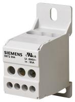 Распределительный блок Siemens 1-пол.,80A, 690V, ввод: 3X16мм2, выход: 4X6мм2 на din рейку
