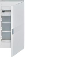 Щит VEGA комбинированный: 18 модулей и 3 монтажные панели, накладного монтажа, белая дверь, Hager VB418MMP