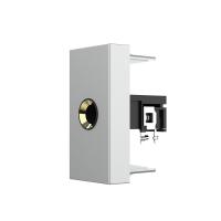 Розетка стерео аудио LIVOLO TRS 6.3 jack серая BB-C7-1M1-15 (механизм)