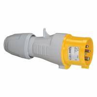 Прямая вилка IP44 100/130В 16A 3К+З P17 Tempra Pro. Legrand