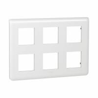 Рамка 2X3X2 модулей. Белая. Legrand Mosaic