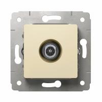 Розетка TV проходная 14дБ. Слоновая кость. Legrand Cariva