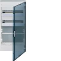 Щит VEGA комбинированный: 36 модулей и 2 монтажные панели, накладного монтажа, прозрачная дверь, Hager VB418MTT