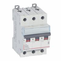 Автоматический выключатель DX3 10000 16kA 40A 3П тип В. Legrand