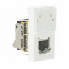Розетка RJ45 STP кат.6А, 1 модуль. Белый. Legrand Mosaic