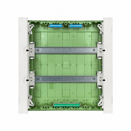 Щит Practibox3 встраиваемый 2 рейки 36 мод., 442х422х85мм с N+PE, с белой дверью (IP40). Legrand