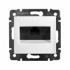 Розетка компьютерная RJ45 UTP Кат.5e на винтах Белая. Legrand. Valena