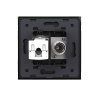 Розетка ТВ-Компьютер LIVOLO черная VL-C791VC-12
