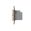 Сенсорный выключатель для штор Livolo ZigBee Module, цвет золотой (механизм) VL-FC2WZ-2AP