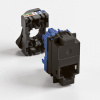 Розетка RJ45 UTP кат.6, 1 модуль. Белый. Legrand Mosaic