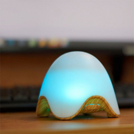 Лампа Ami Lamp Vulcano светлое дерево