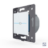 Выключатель LIVOLO Quadro 1 клавиша 12/24В Белый (механизм)