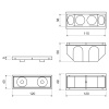 щитовая коробка в бетон KBS-120_AB