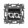 Розетка двойная компьютерная RJ45 UTP Антрацит. Legrand Etika