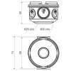 низкая коробка для бетонных конструкций KBT-3/71_AB