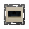 Розетка компьютерная RJ45 UTP кат.6 на винтах Слоновая кость. Legrand. Valena