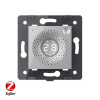 Датчик температуры и влажности ZigBee Livolo, цвет серый (механизм) VL-FCEZ-2IP