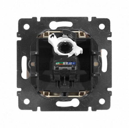 Розетка компьютерная RJ45 UTP Кат.5e на захватах Слоновая кость. Legrand Valena