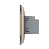 Розетка USB type C с блоком питания 45W Livolo1 пост Золотая VL-C7VUC-2AP
