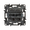 Переключатель проходной двухклавишный 10A Белый. Legrand. Etika