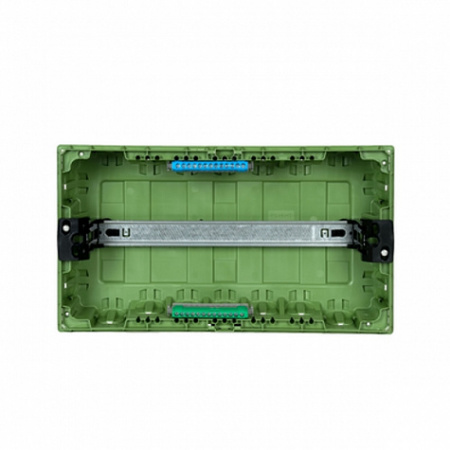Щит Practibox3 встраиваемый 1 рейка 18 мод., 234х422х85мм с N+PE, с белой дверью (IP40). Legrand