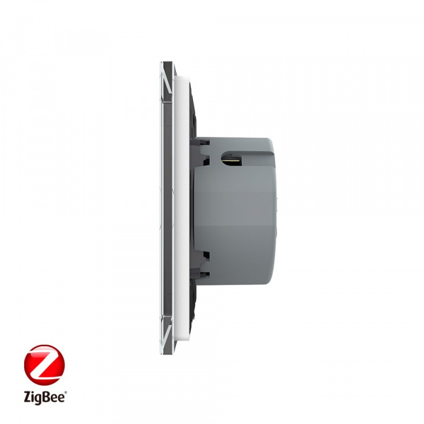 Сенсорный выключатель Livolo ZigBee (Wi-Fi) 1 клавиша 1 пост Белый