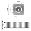 монтажная панель в утепленный фасад зданий MDZ 300_KB