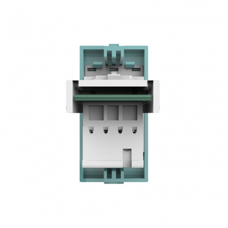 Розетка телефонная RJ-11 кат. 3 Livolo, цвет зеленый (механизм)