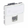 Розетка RJ45 STP кат.6, 2 модуля. Белый. Legrand Mosaic