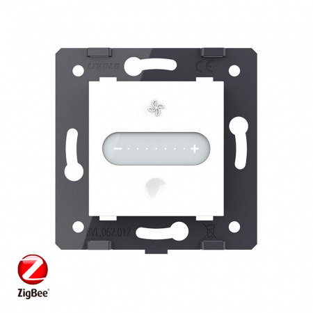 Регулятор вытяжки ZigBee Livolo, цвет белый (механизм) VL-FC1GZ-2WP