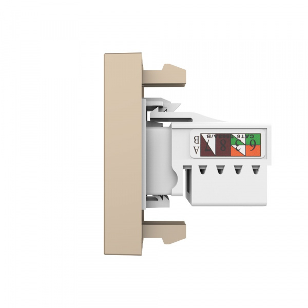 Розетка компьютерная LIVOLO RJ-45 золотая BB-C7-1C-13 (механизм)