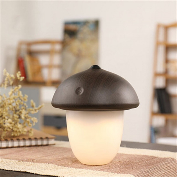 Лампа настольная с аккумулятором Ami Lamp Acorn Темное Дерево